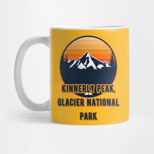 Kinnerly Peak, Glacier National Park Mug